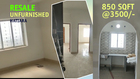 2bhk new construction, unused flat for RESALE at Hatiara, New t