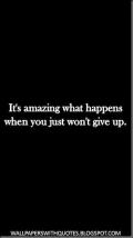 Wallpapers With Quotes: It's Amazing What Happens… |Motivational Quote